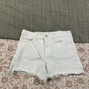 Vervet Women's White Denim Shorts